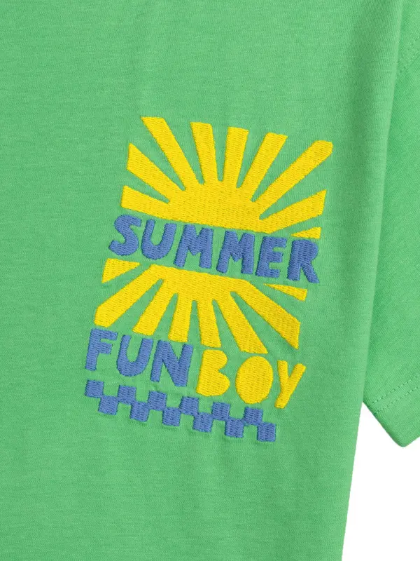 2-Piece "Summer Fun" Cotton Set T-shirt & Shorts Set 6 Image