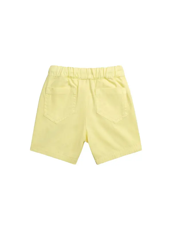 Kids Baby Boy Cotton Shorts with Skateboard Embroidery 2 Image