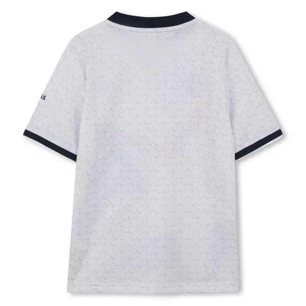 V-neck Graphic Print Short Sleeve T-shirt 1 Image