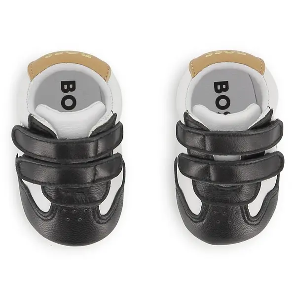 Panelled Soft Baby Leather Sneakers 2 Image