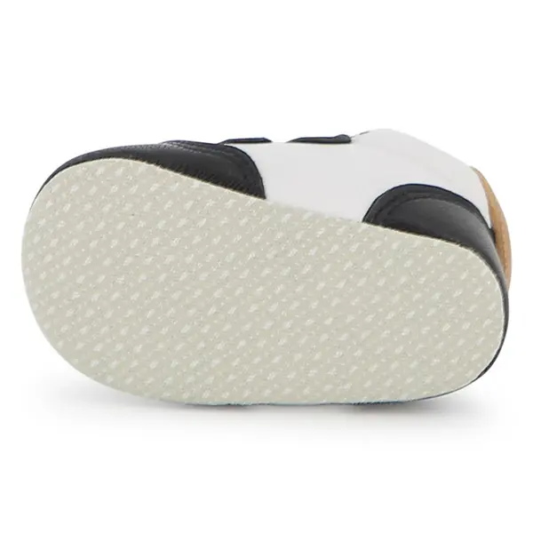 Panelled Soft Baby Leather Sneakers 4 Image