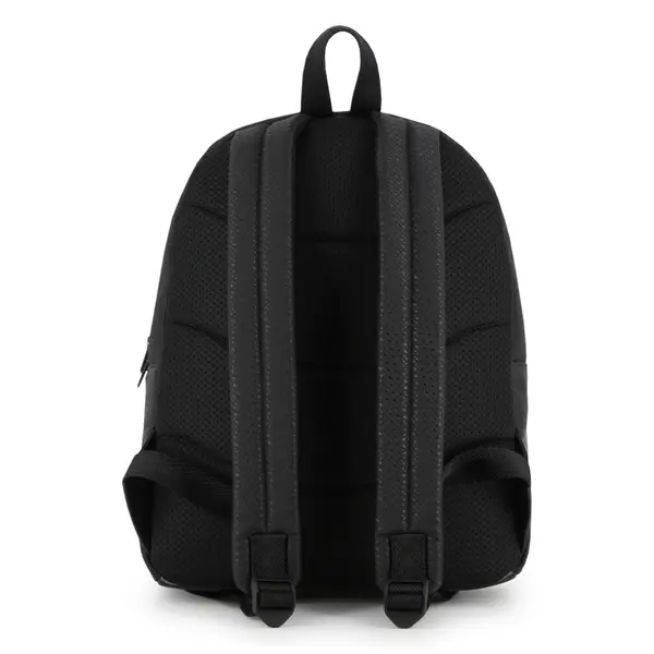 Polyester Textured Pocket Backpack Bag 3 Image