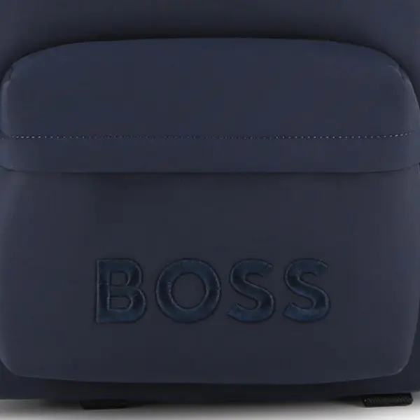 Embossed Cotton Pocket Backpack Bag 3 Image