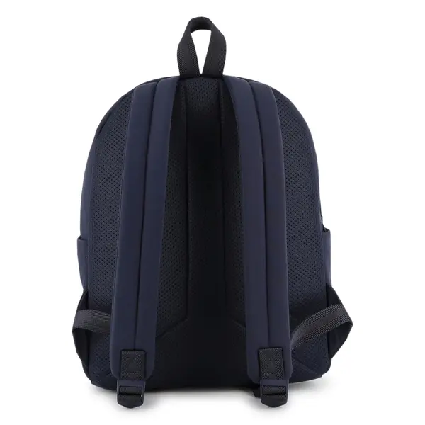 Embossed Cotton Pocket Backpack Bag 4 Image