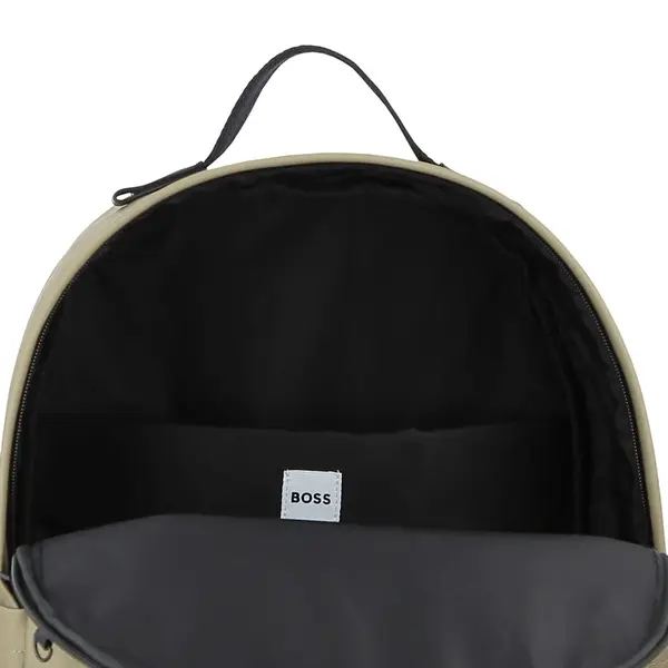 Logo Patch Polyester Backpack Bag with Case 3 Image