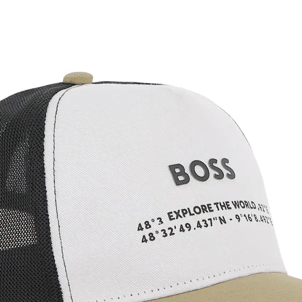 Cotton & Mesh Logo Baseball Cap 3 Image