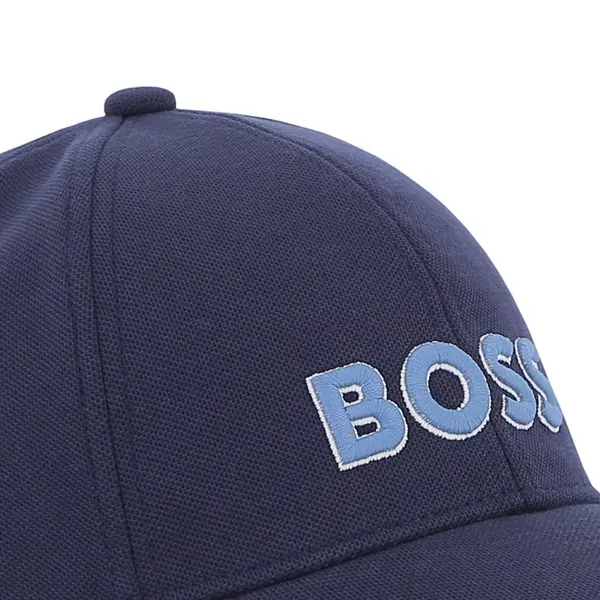 Cotton Blend Piqué Logo Cap 2 Image