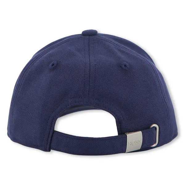 Cotton Blend Piqué Logo Cap 3 Image