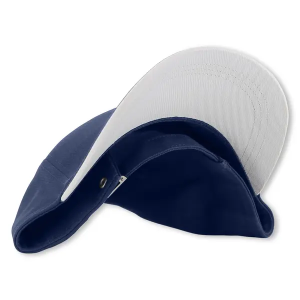 Cotton Logo Cap with White Trim 3 Image