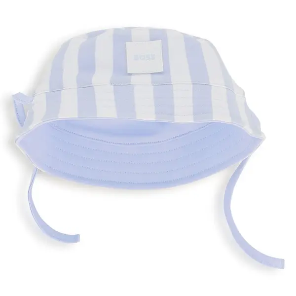Kids Boys Striped Detailed Cotton Bucket Hat 5 Image