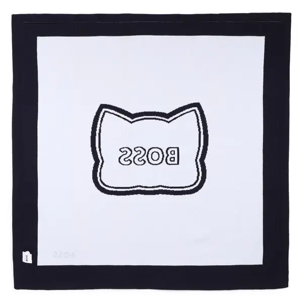 Logo Embroidered Cotton Blanket 1 Image