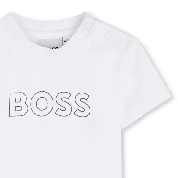 Hooded Cotton Cardigan Set with T-shirt & Trouser 5 Image