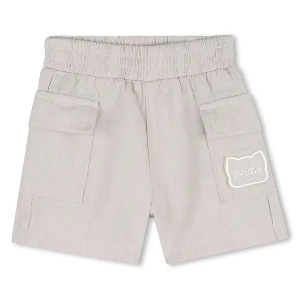 Cotton Knit T-shirt with Cotton Shorts Set 4 Image