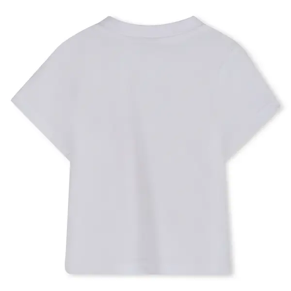 Logo Detail Short Sleeve Cotton T-shirt 1 Image