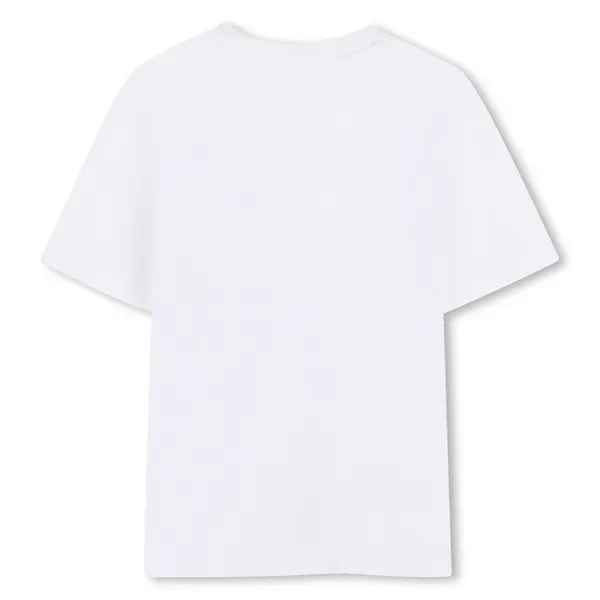 Logo Gradient Graphic  Short Sleeve Cotton T-Shirt 1 Image