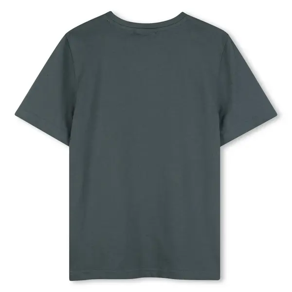 Geometric Logo Design Short Sleeve Cotton T-Shirt 1 Image