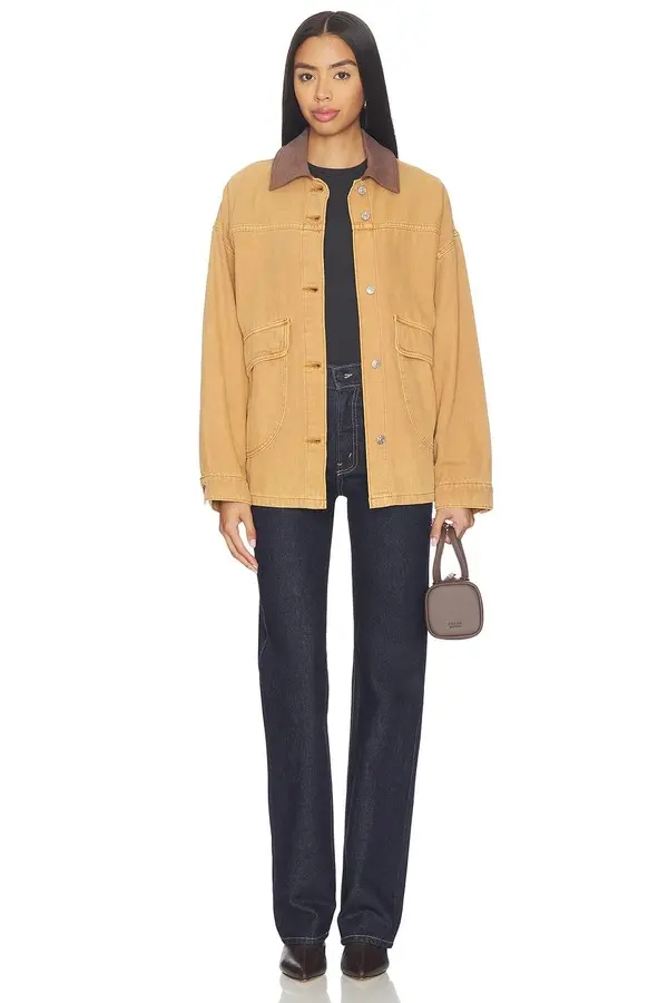 Denim Jacket with Front Pockets 2 Image