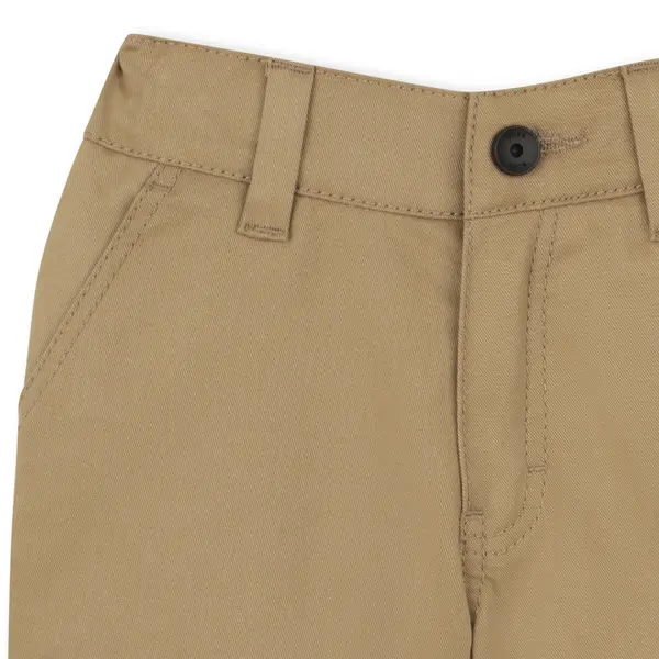 Buttoned Cotton Shorts  2 Image