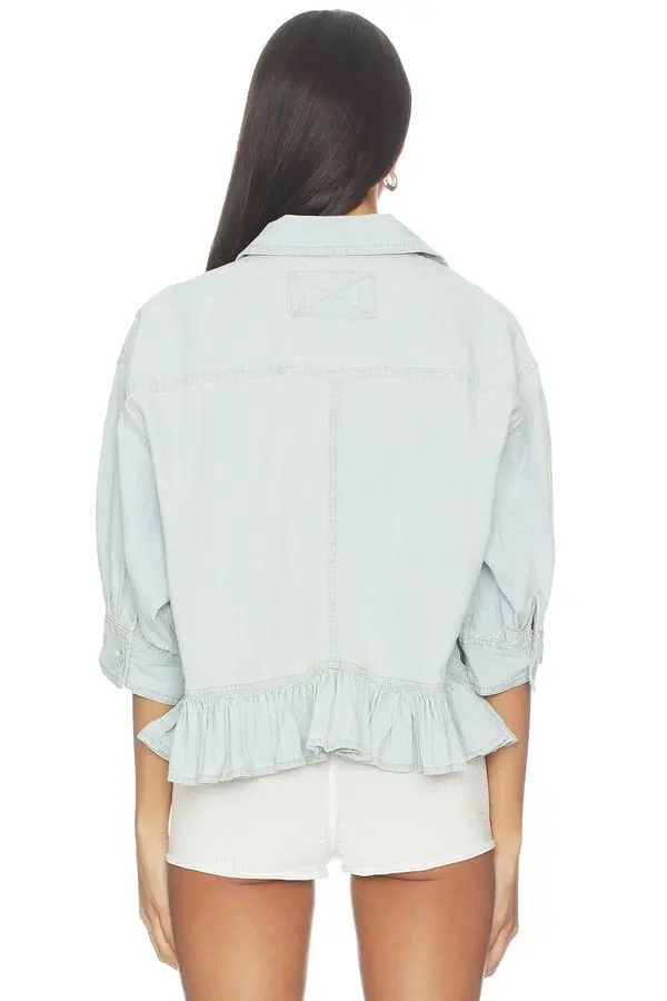 Denim Long Sleeve Shirt 1 Image