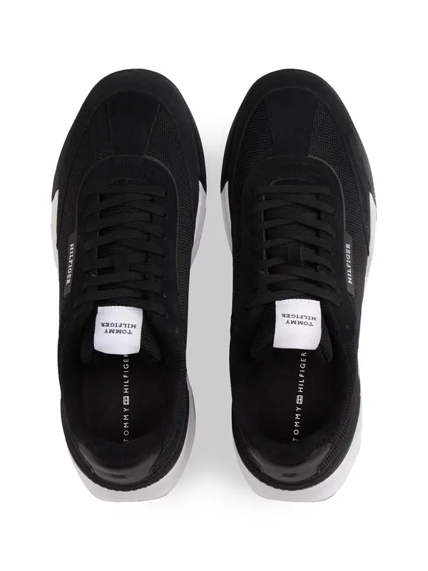 Retro Textured Mesh Trainers 1 Image