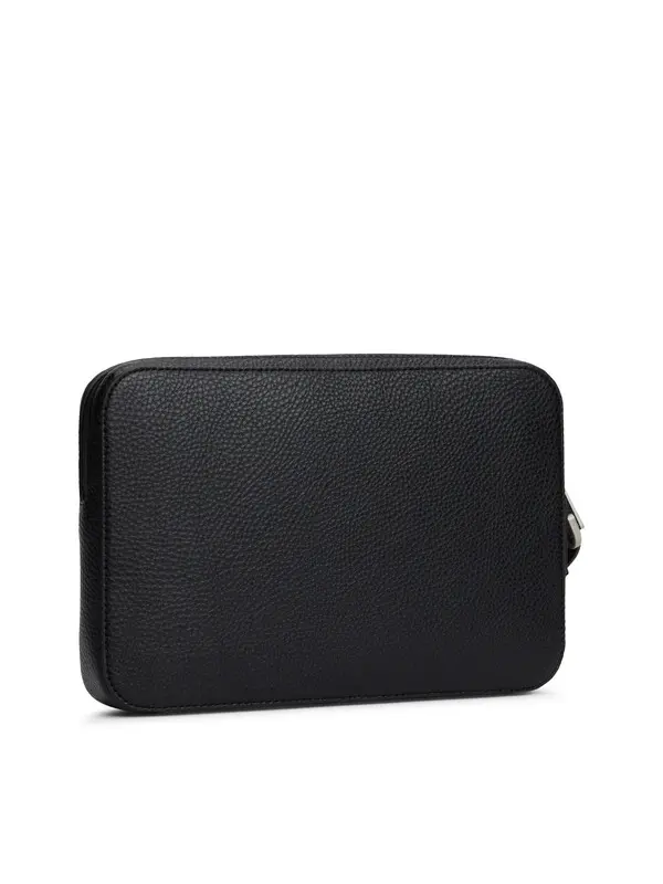 Pebbled Leather Pouch Bag 1 Image