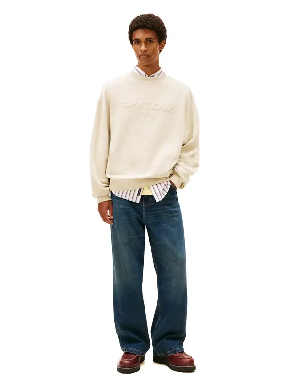 Classic '90s Tonal Logo Washed Sweatshirt 1 Image