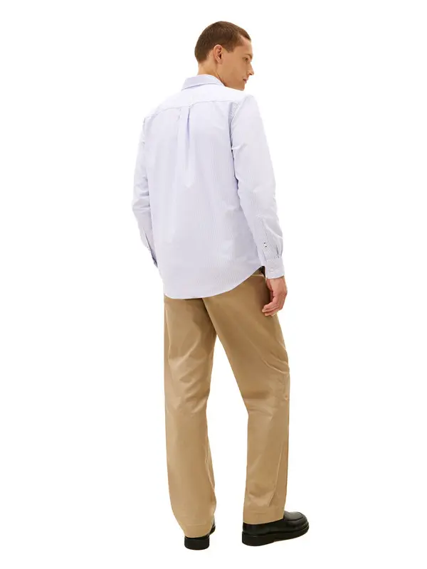 Regular Fit Stripe Oxford Shirt 5 Image