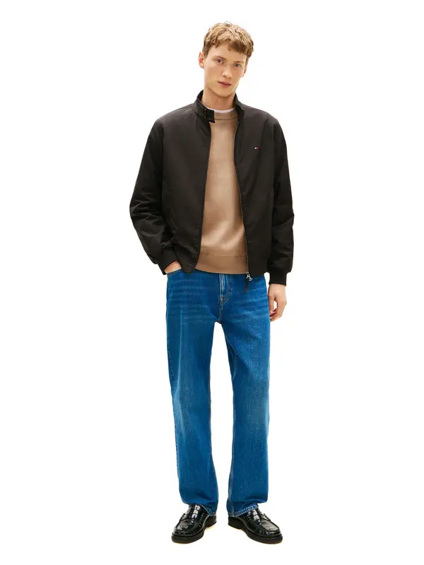Stand-Up Collar Relaxed Harrington Jacket 5 Image