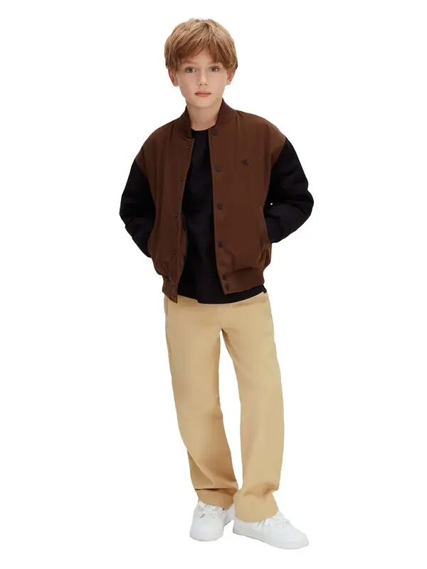 Straight Cotton Sateen Trousers 5 Image