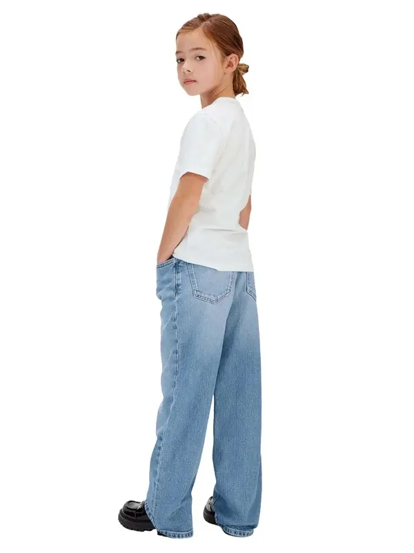 High Rise Wide Leg Jeans 3 Image