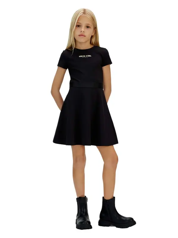 Flared Punto Milano Dress 4 Image