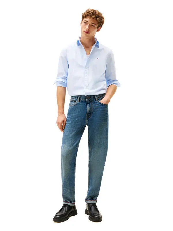 TH Flex Regular Fit Pinstripe Shirt 3 Image