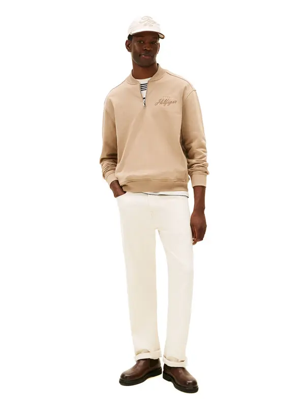 Baseball Collar Quarter-Zip Jumper 3 Image