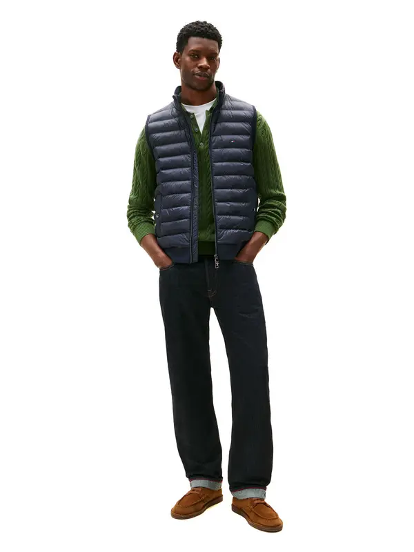 Quilted Zip Ip Padded Vest 3 Image