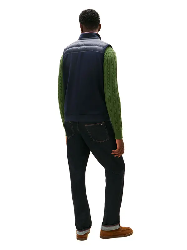 Quilted Zip Ip Padded Vest 4 Image