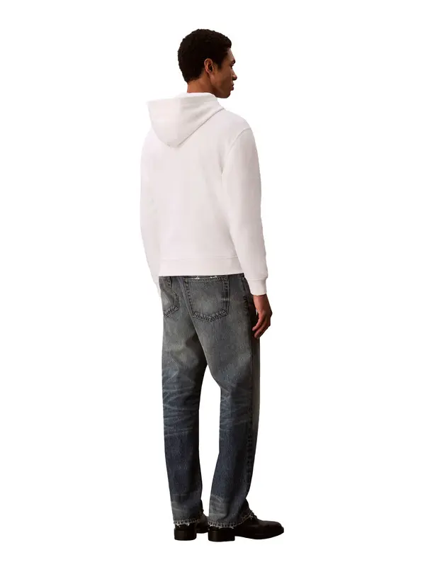 Relaxed Fit logo Printed Hooded Sweatshirt  2 Image