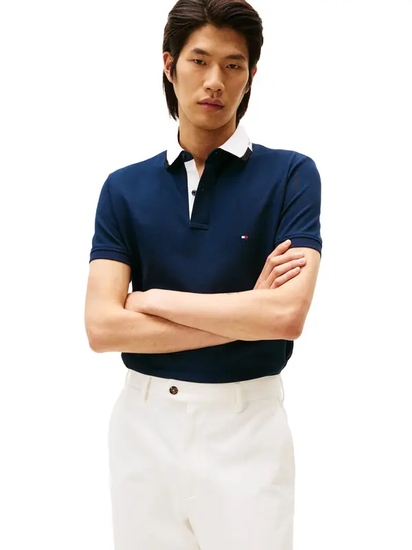 Regular Fit Collar Embroidery Polo Shirt 1 Image