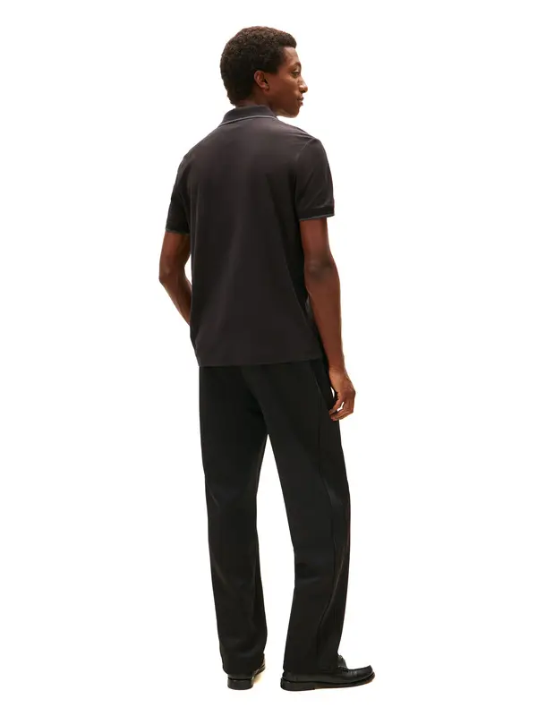 Twill Embroidered Logo Regular Short Sleeve Polo T-Shirt 1 Image