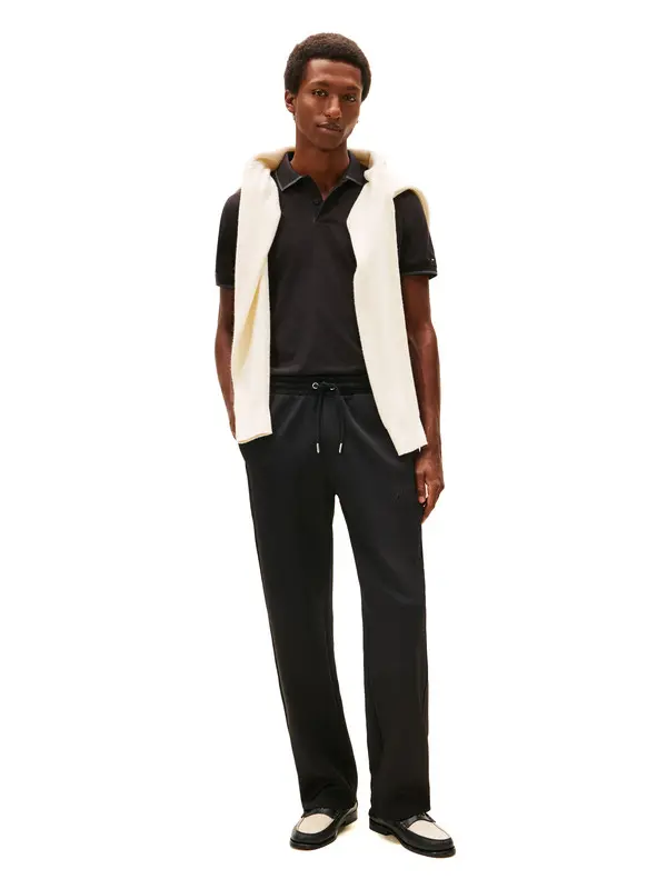 Twill Embroidered Logo Regular Short Sleeve Polo T-Shirt 3 Image