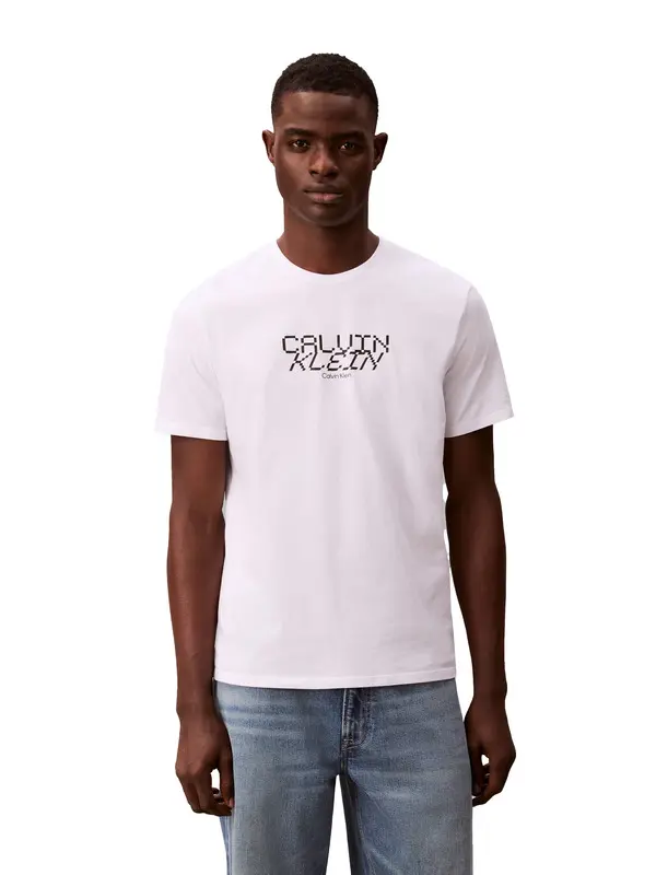 Classic Fit T-shirt With Script Graphic 2 Image