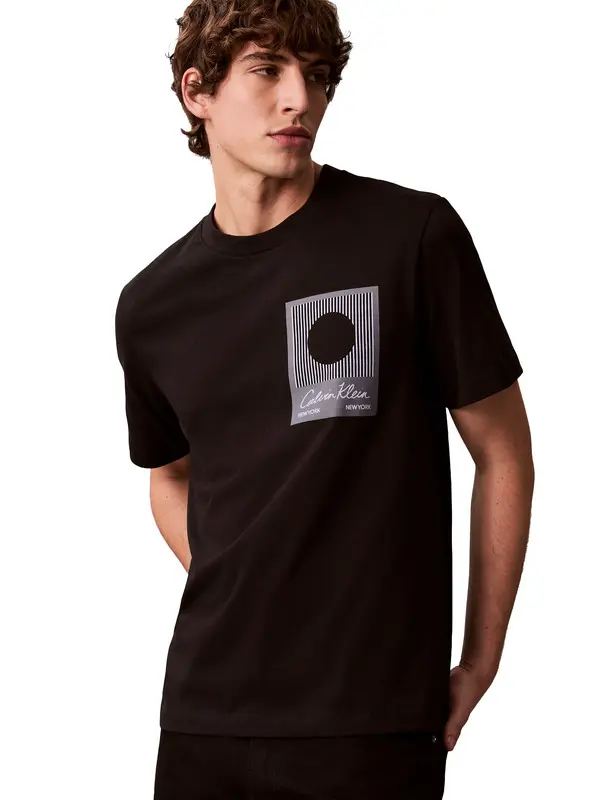 Regular Fit Printed Pocket Short Sleeve T-shirt 1 Image