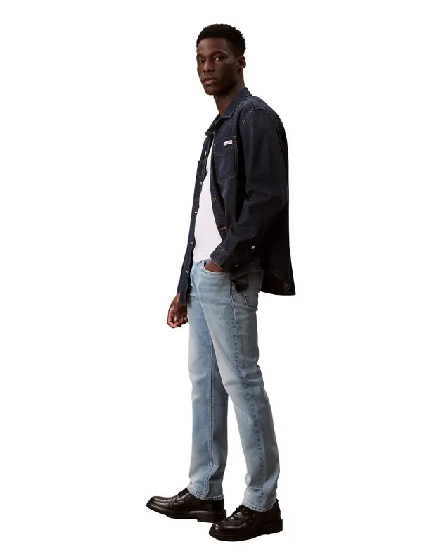 Slim Straight Fit Jeans 2 Image