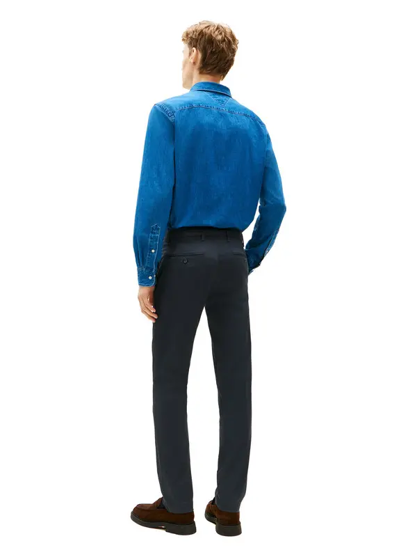 Bleecker Textured Print Slim Trousers 4 Image