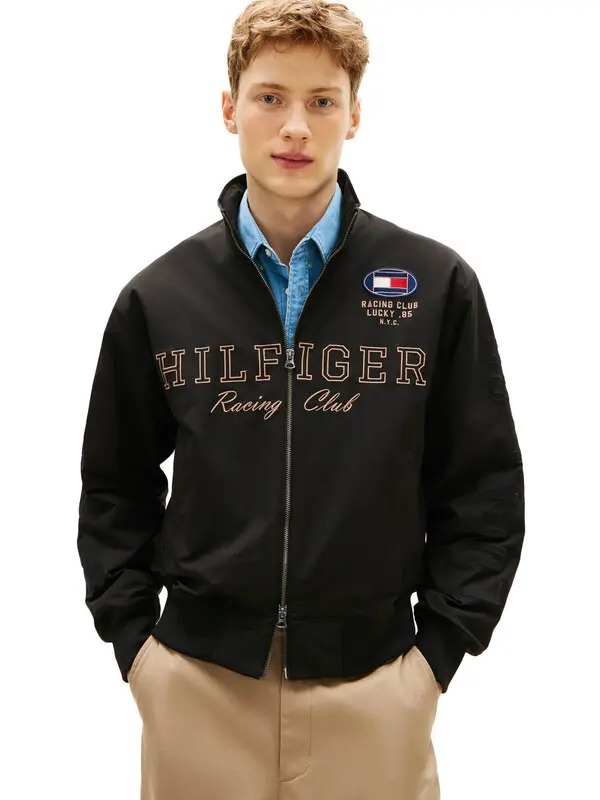 Logo Embroidery Racing Jacket 1 Image