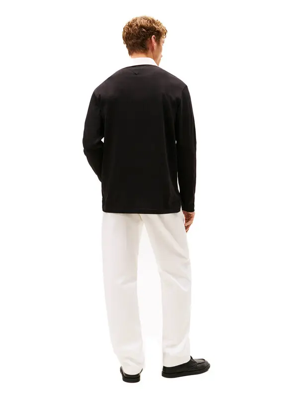 Logo Appliqué Relaxed Rugby Polo Shirt 2 Image