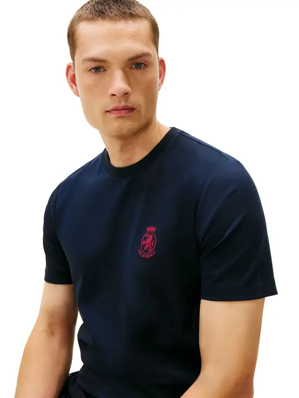 TH Crest Embroidery Interlock Knit T-Shirt 2 Image