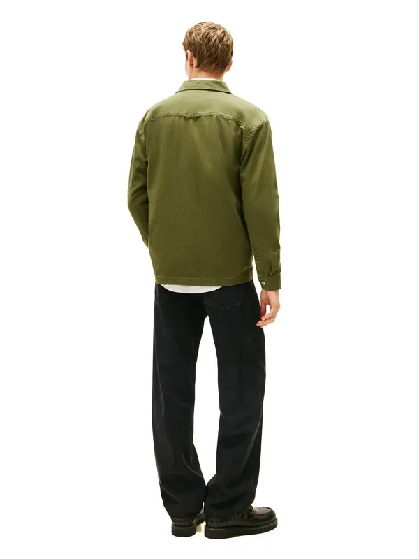 Tommy Badge Oversized Fit Overshirt 3 Image