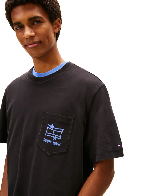 Cotton Short Sleeve T-shirt with Iconic Branding 2 Image