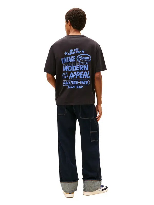 Cotton Short Sleeve T-shirt with Iconic Branding 3 Image