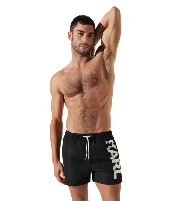 Karl Lagerfeld Logo Swim Shorts 2 Image